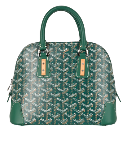 Mini Vendome, &pound;2,100, Handbags, Green, Canvas/Leather, Front view